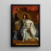 Portrait de Louis XIV - Après Hyacinthe Rigaud — gerahmtes Bild an der Wand