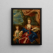 Portrait der Markgräfin Catherine de Besenval geborene Bielinska - Nach Hyacinthe Rigaud — gerahmtes Bild an der Wand