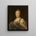 Portrait von Katharina der Großen - Nach Vigilius Eriksen — gerahmtes Bild an der Wand
