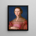 Éléonore de Tolède - Agnolo Bronzino — gerahmtes Bild an der Wand