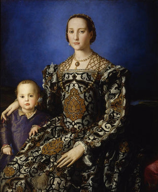 Agnolo Bronzino - Portrait Of Eleanor Of Toledo With Her Son Giovanni De Medici.webp