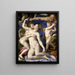 Venus Cupidon Folie et Temps - Agnolo Bronzino — gerahmtes Bild an der Wand