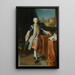 Portrait de Francisco Pescatori Baroni Mastigoli Y Pasqual 1721-1791 Dritter Marquis de San Andrés de Parme - Agostino Masucci — gerahmtes Bild an der Wand