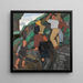 Landwirte - Jean Brusselmans — gerahmtes Bild an der Wand