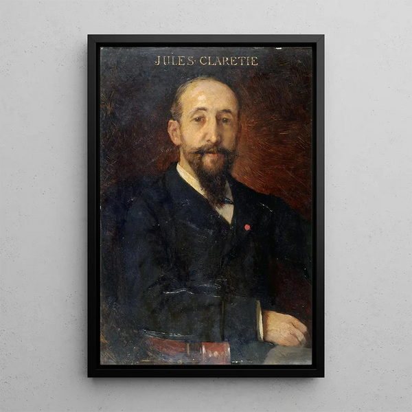 Jules Claretie 1840-1913 Administrator der Comédie-Française - Aimé Morot — gerahmtes Bild an der Wand