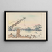 Pont Taishobashi - Akamatsu Rinsaku — gerahmtes Bild an der Wand