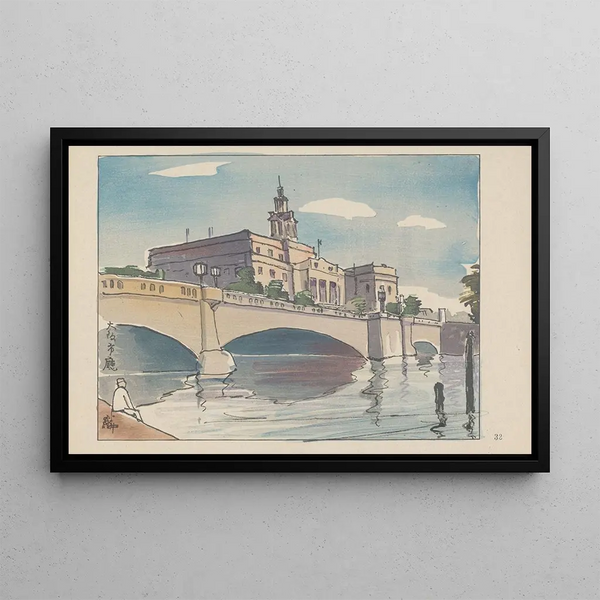 La Mairie - Akamatsu Rinsaku — gerahmtes Bild an der Wand
