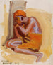 Ein Afrikaner in Ruhe 1909 - Akseli Gallen-Kallela — Ansicht des Kunstwerks