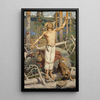 Akseli GallenKallela - Kullervo Cursing.webp