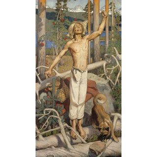 Akseli GallenKallela - Kullervo Cursing.webp