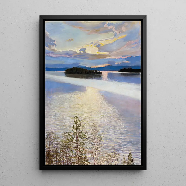 Reproduktion des Gemäldes Blick auf den See - Akseli Gallen-Kallela