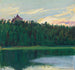 Landschaft am Seeufer - Akseli Gallen-Kallela — Ansicht des Kunstwerks