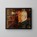 Portrait von Eric O.W. Ehrström - Akseli Gallen-Kallela — gerahmtes Bild an der Wand