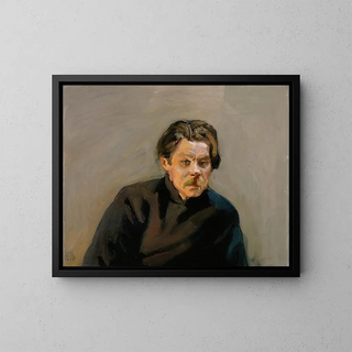 Akseli GallenKallela - Portrait of Maxim Gorky.webp