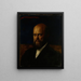 Portrait des Professors E. R. Neovius - Akseli Gallen-Kallela — gerahmtes Bild an der Wand