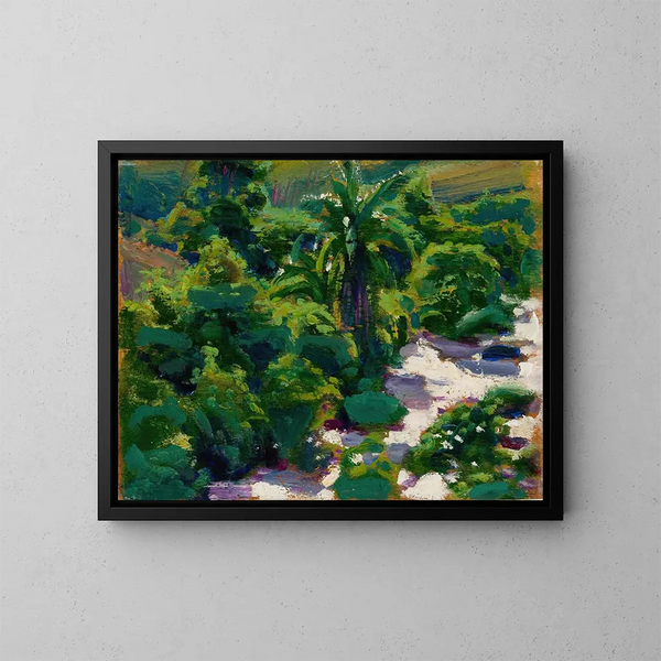 Fluss Tana - Akseli Gallen-Kallela — gerahmtes Bild an der Wand