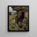 Abendliche Ruhe - Akseli Gallen-Kallela — gerahmtes Bild an der Wand