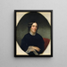 Harriet Beecher Stowe - Alanson Fisher — gerahmtes Bild an der Wand