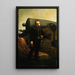 Der erste Kanonenschuss in Fort Sumter, Major Robert Anderson - Alban Jasper Conant — gerahmtes Bild an der Wand