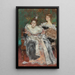 Une Indiscrétion - Albert Beck Wenzell — gerahmtes Bild an der Wand
