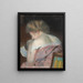 La Lettre - Albert Besnard — gerahmtes Bild an der Wand