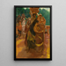 Sur le pont de Trichinopoly Inde - Albert Besnard — gerahmtes Bild an der Wand