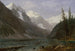 Rocheuses canadiennes, lac Louise - Albert Bierstadt — Ansicht des Kunstwerks