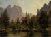 Rochers de la cathédrale, vallée de Yosemite - Albert Bierstadt — Ansicht des Kunstwerks