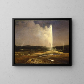 Albert Bierstadt - Geysers in Yellowstone.webp
