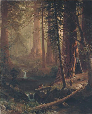 Albert Bierstadt - Giant Redwood Trees of California.webp