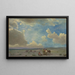 Lager der Indianer - Albert Bierstadt — gerahmtes Bild an der Wand
