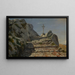 Landschaft - Albert Bierstadt — gerahmtes Bild an der Wand