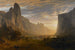 Vue plongeante sur la vallée de Yosemite, Californie - Albert Bierstadt — Ansicht des Kunstwerks