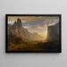 Vue plongeante sur la vallée de Yosemite, Californie - Albert Bierstadt — gerahmtes Bild an der Wand