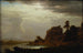 auf der Sweetwater in der Nähe des Teufelstores - Albert Bierstadt — Ansicht des Kunstwerks