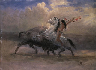 Albert Bierstadt - Sketch for The Last of the Buffalo.webp