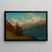 Pracht - Albert Bierstadt — gerahmtes Bild an der Wand