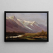 Studie der Berge - Albert Bierstadt — gerahmtes Bild an der Wand