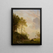 Die Flusslandschaft Merced in Yosemite - Albert Bierstadt — gerahmtes Bild an der Wand