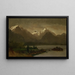 Ohne Titel - Albert Bierstadt — gerahmtes Bild an der Wand
