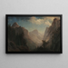 Vue dans la vallée de Yosemite - Albert Bierstadt — gerahmtes Bild an der Wand