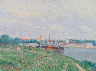 Albert DuboisPillet - Trois Pniches Amares Aux Abords Dune Ville Industrielle.webp