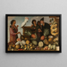 Marktstand der Ostindien in Batavia - Albert Eckhout — gerahmtes Bild an der Wand