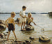 Kinder spielend am Ufer - Albert Edelfelt — Ansicht des Kunstwerks