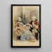 Reproduktion des Gemäldes Paar im Gespräch in Rokoko-Kleidung - Albert Edelfelt