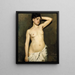 Studie einer weiblichen Akt - Albert Edelfelt — gerahmtes Bild an der Wand