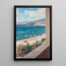 Seit meinem Fenster in Cannes - Albert Edelfelt — gerahmtes Bild an der Wand