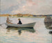 Mädchen in einem Ruderboot - Albert Edelfelt — Ansicht des Kunstwerks