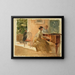 Im Wohnzimmer bei Haiko - Albert Edelfelt — gerahmtes Bild an der Wand