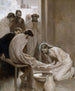 Jesus wäscht seinen Jüngern die Füße - Albert Edelfelt — Ansicht des Kunstwerks